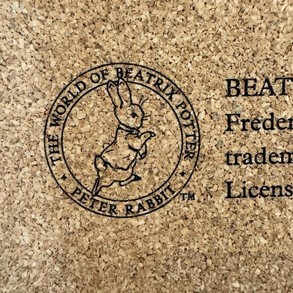 Pottery Barn Kids Placemat Beatrix Potter Peter Rabbit Single Cork Back - Picture 3 of 13